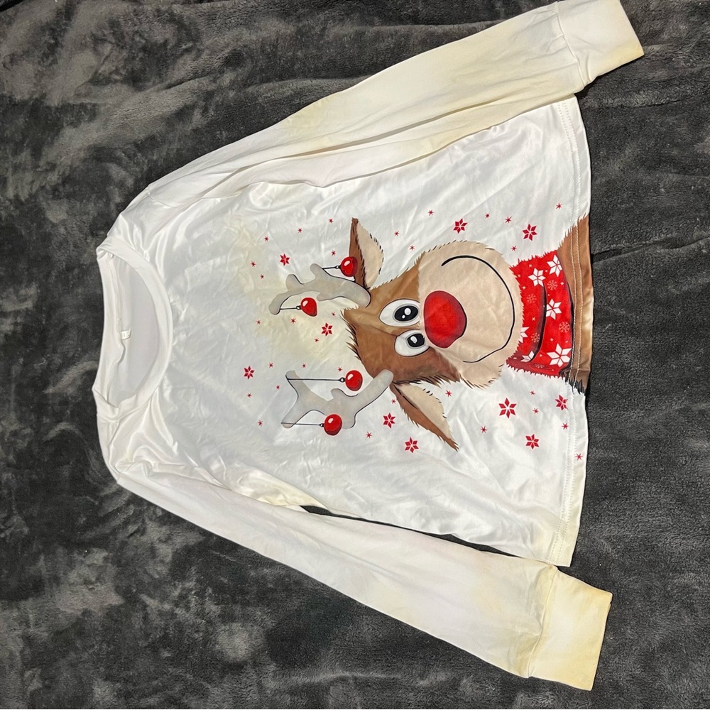 Reindeer White Shirt